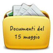 Documenti del 15 maggio a.s. 2025-26
